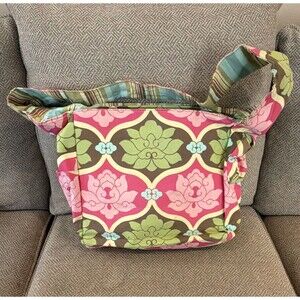 K & Company Women’s Floral Print Shoulder Bag Multicolor Inner Pockets